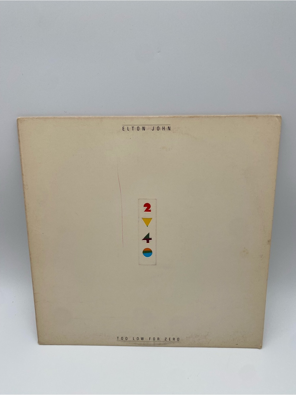 Cream Wall Art Print - Minimal Album Cover